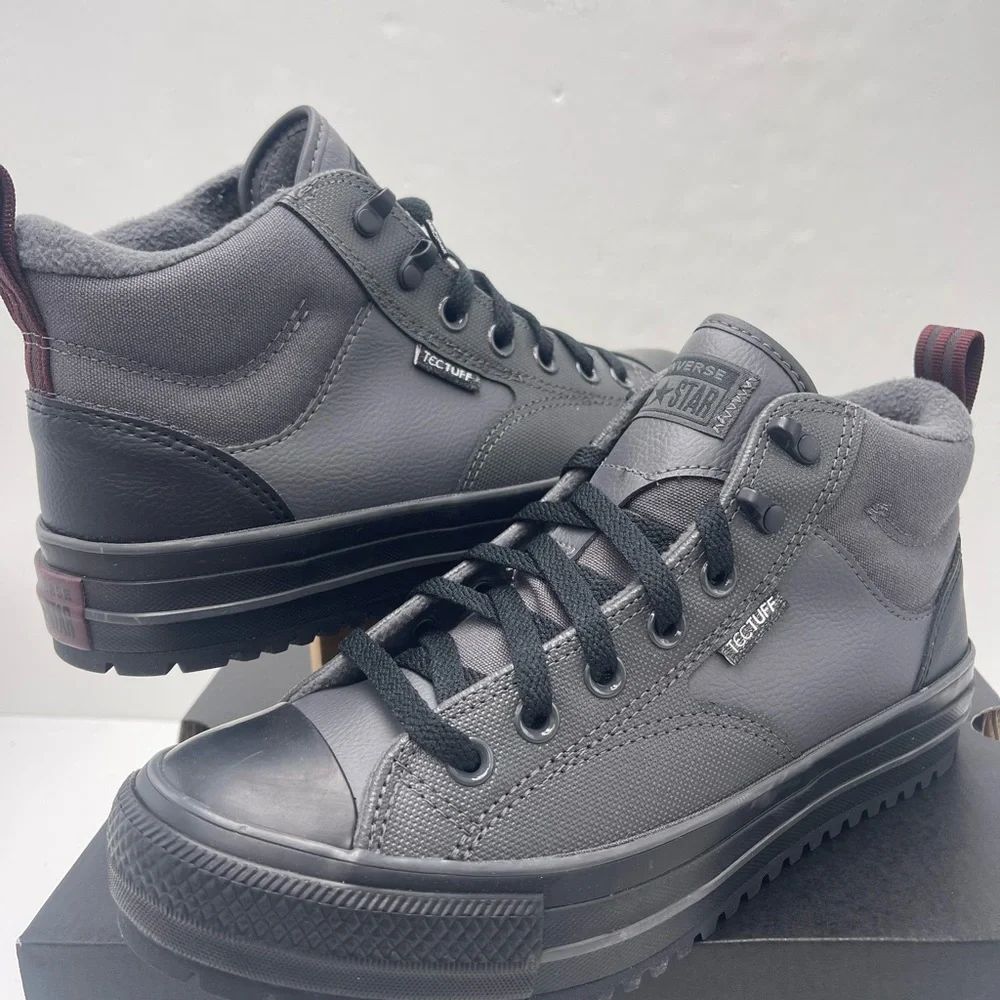 Converse Men’s
CTAS MALDEN STREET BOOT MID DARK MATTER/BLACK/BLOODSTONE Sneakers - Picture 10 of 16